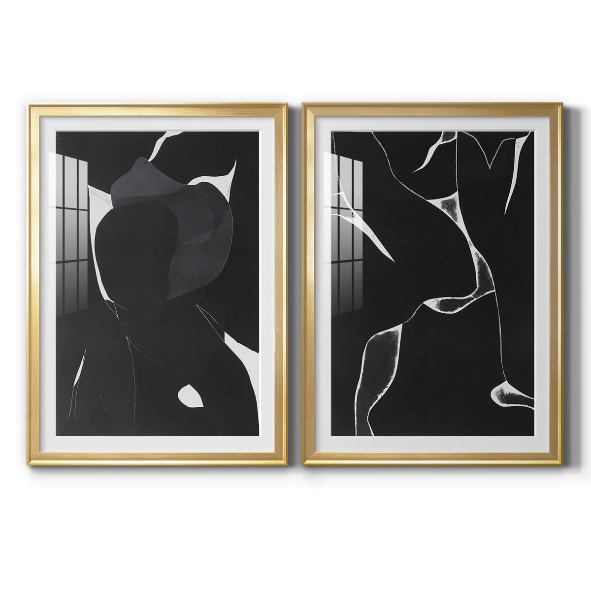 Wexford Home Night Bloom I Premium Framed Print, 26.5" x 36.5" - Ready to Hang, Gold (Set of 2)