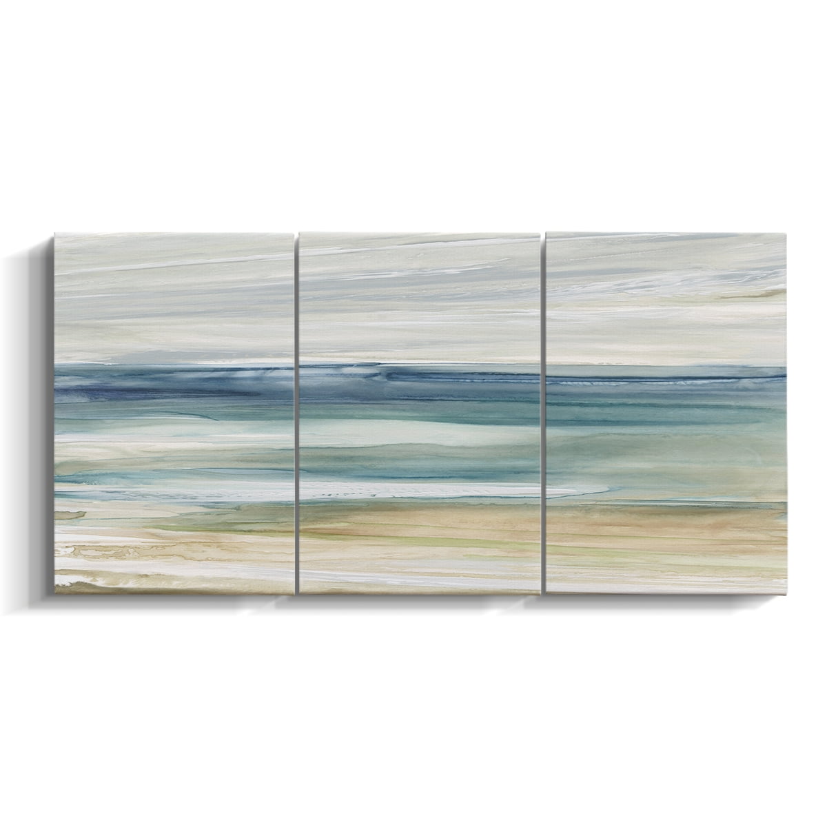 Wexford Home Ocean Breeze - 32" x 64" Multi-Piece Canvas Art, Ready to Hang