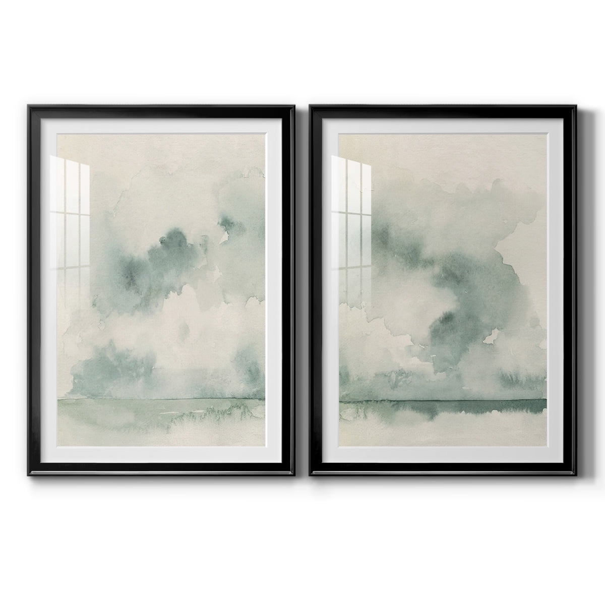 Wexford Home Ocean Impression I Premium Framed Print, 26.5" x 36.5" - Ready to Hang, Black (Set of 2)