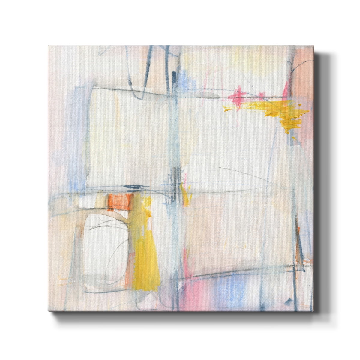 Wexford Home Pastel Meld I-Premium Gallery Wrapped Canvas, 24" x 24" - Ready to Hang
