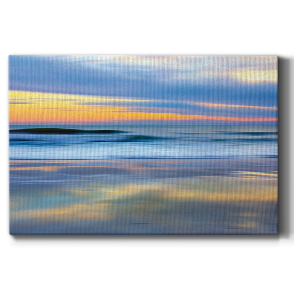 Pastel Sunset Scenic Landscape Canvas Wall Art, 8" x 12"