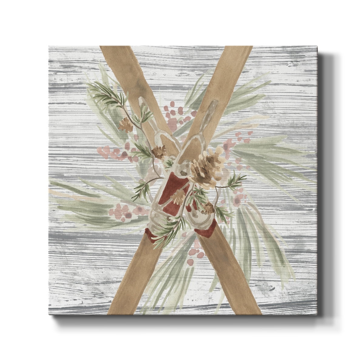 Wexford Home Pinecone Lodge II-Premium Gallery Wrapped Canvas, 40" x 40" - Ready to Hang