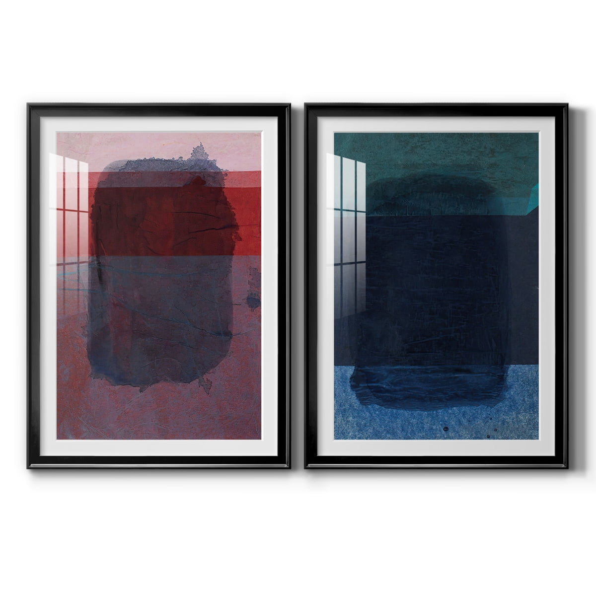 Wexford Home Remembering Rothko I Premium Framed Print, 30.5" x 42.5" - Ready to Hang, Black (Set of 2)