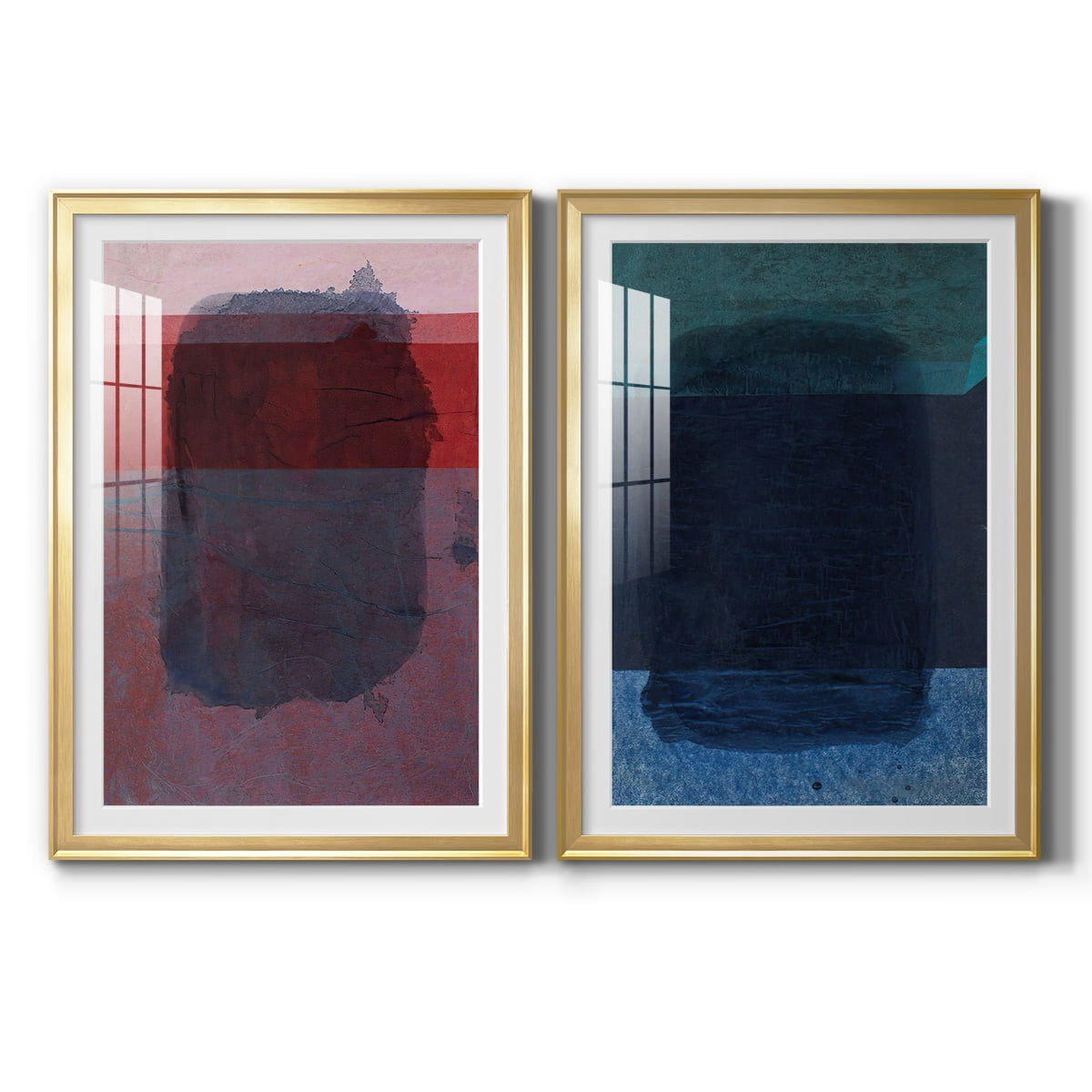 Wexford Home Remembering Rothko I Premium Framed Print, 30.5" x 42.5" - Ready to Hang, Gold (Set of 2)