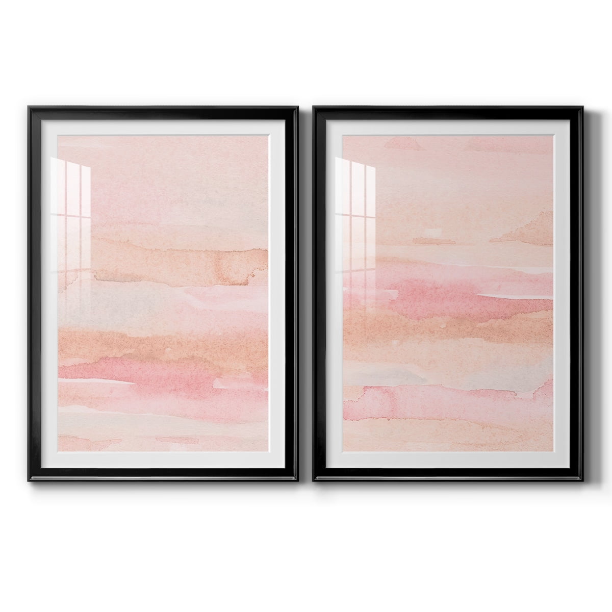 Wexford Home Rose Fade I Premium Framed Print, 18.5" x 24.5" - Ready to Hang, Black (Set of 2)