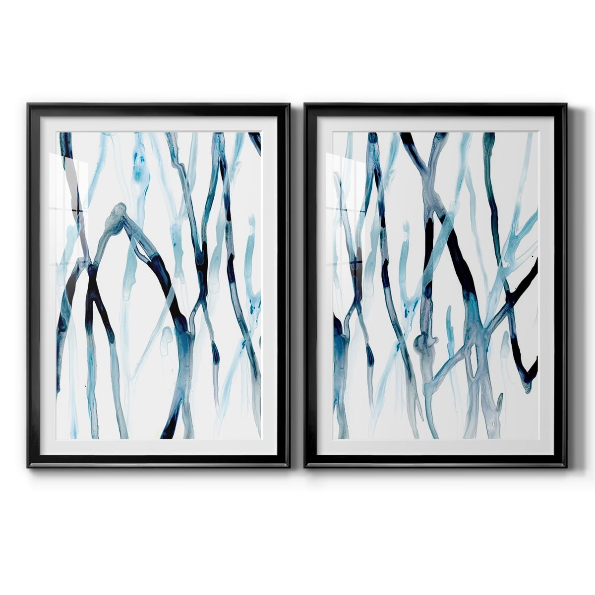 Wexford Home Runnel I Premium Framed Print, 26.5" x 36.5" - Ready to Hang, Black (Set of 2)