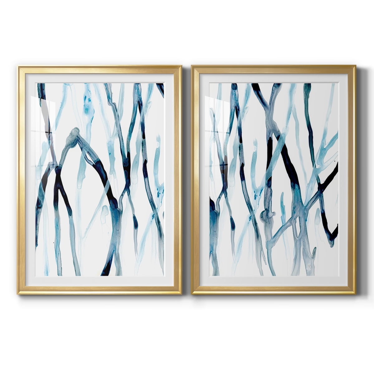 Wexford Home Runnel I Premium Framed Print, 30.5" x 42.5" - Ready to Hang, Gold (Set of 2)