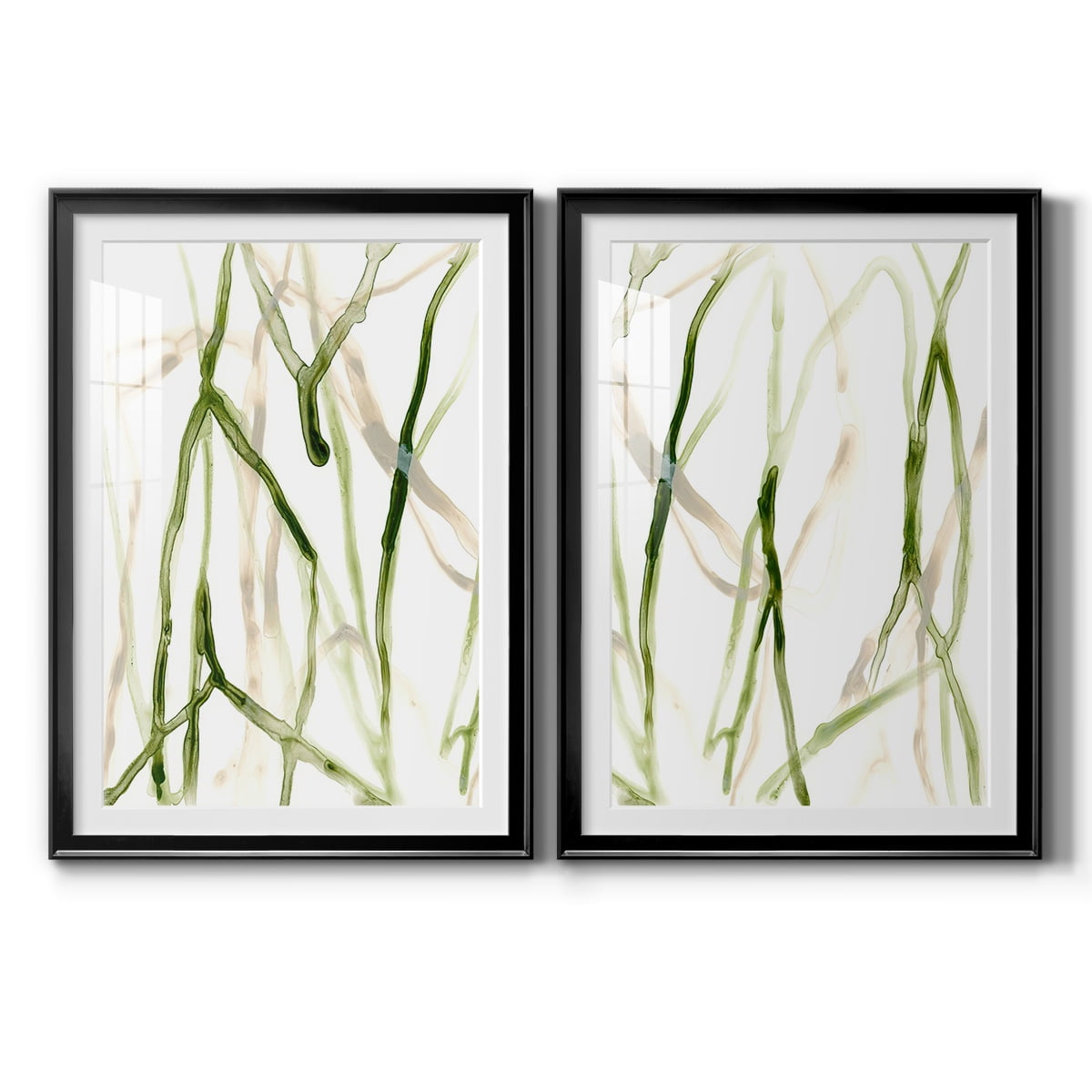 Wexford Home Runnel VII Premium Framed Print, 18.5" x 24.5" - Ready to Hang, Black (Set of 2)
