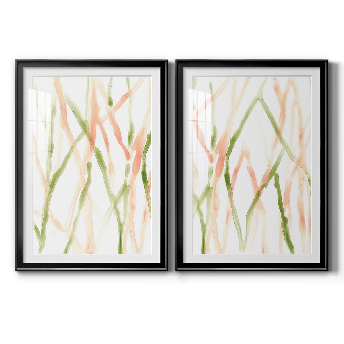 Wexford Home Runnel XIII Premium Framed Print, 22.5" x 30.5" - Ready to Hang, Black (Set of 2)