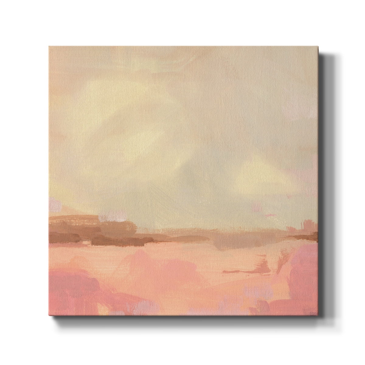 Wexford Home Salt Lake Sunrise I-Premium Gallery Wrapped Canvas, 24" x 24" - Ready to Hang