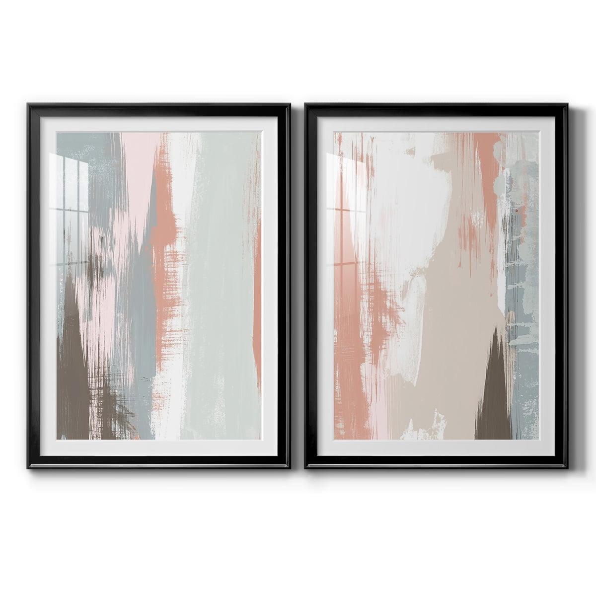 Wexford Home Sandstone Peel I Premium Framed Print, 22.5" x 30.5" - Ready to Hang, Black (Set of 2)