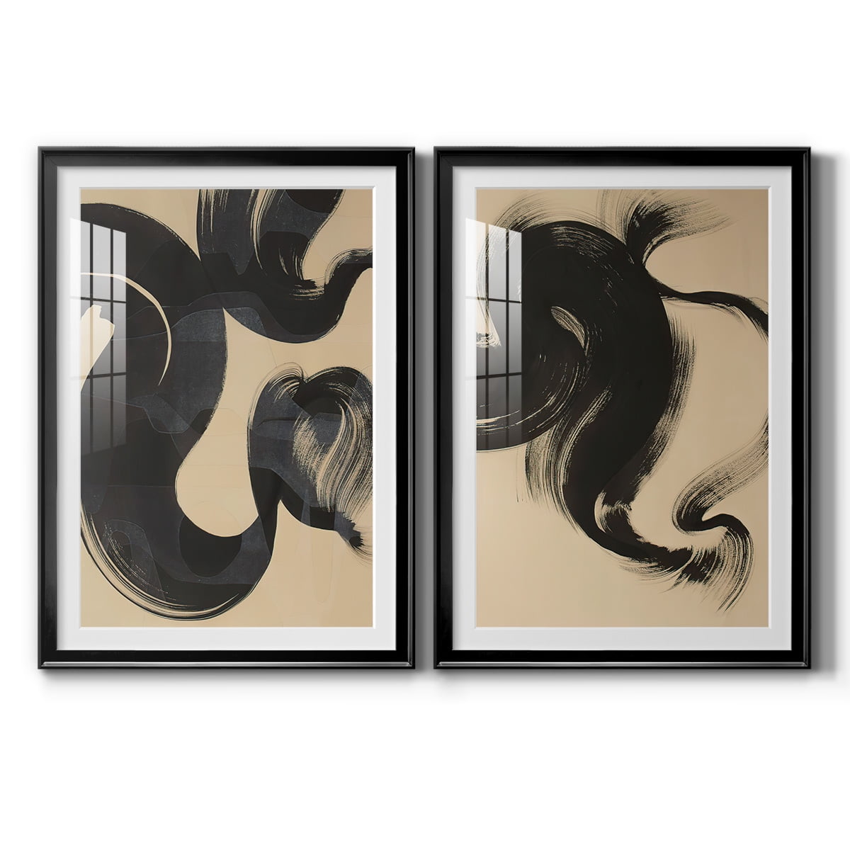 Wexford Home Sea Change I Premium Framed Print, 18.5" x 24.5" - Ready to Hang, Black (Set of 2)