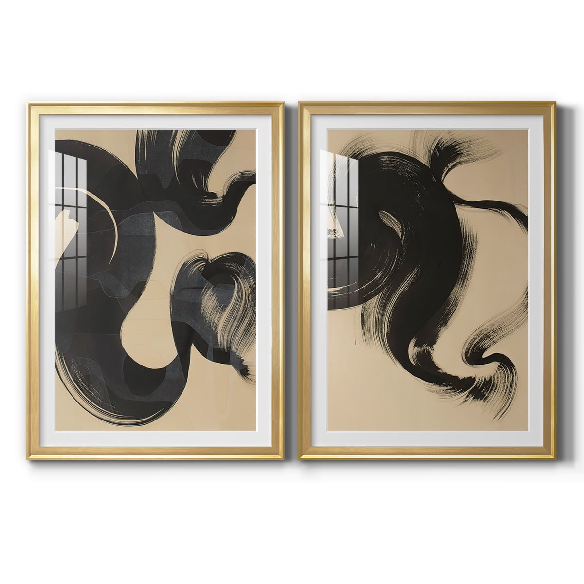 Wexford Home Sea Change I Premium Framed Print, 26.5" x 36.5" - Ready to Hang, Gold (Set of 2)