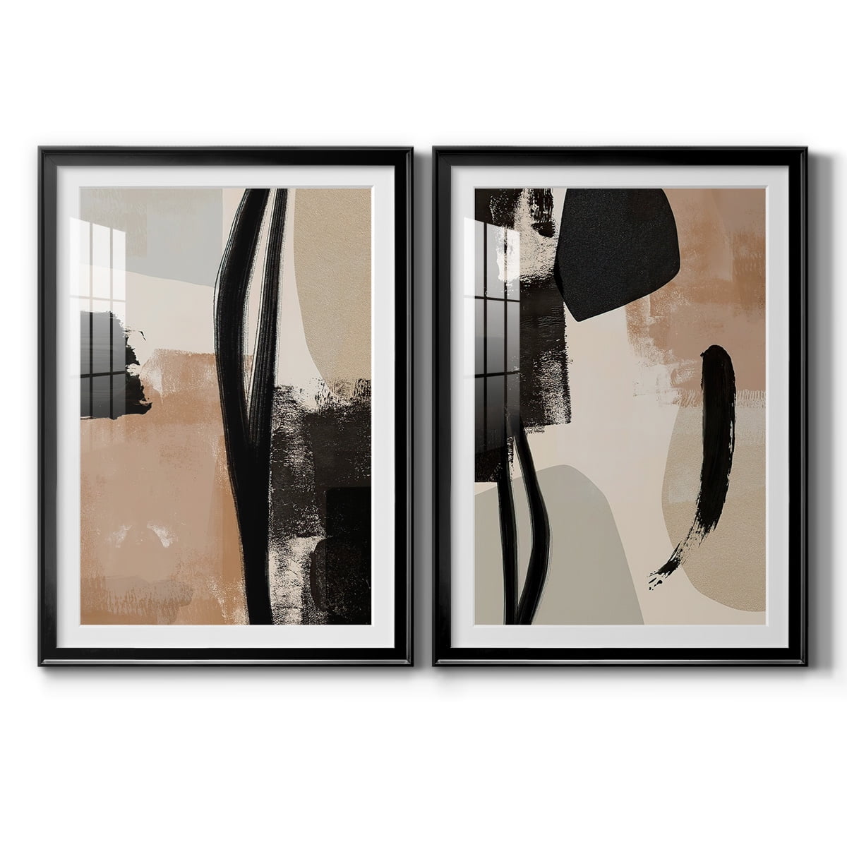 Wexford Home Selective Arrangement I Premium Framed Print, 22.5" x 30.5" - Ready to Hang, Black (Set of 2)
