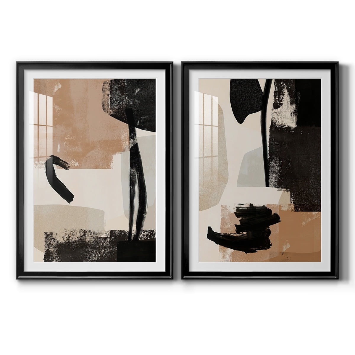 Wexford Home Selective Arrangement III Premium Framed Print, 26.5" x 36.5" - Ready to Hang, Black (Set of 2)