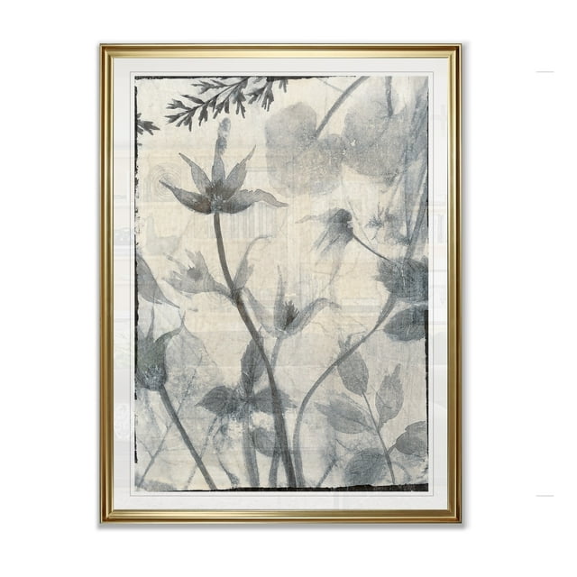Wexford Home Silk Botanicals III  -Framed Giclee Print 18x24