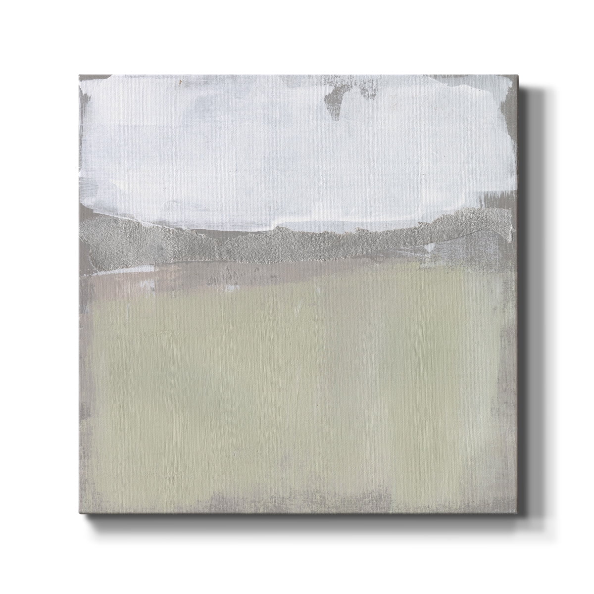 Wexford Home Silver Ribbon Horizon I-Premium Gallery Wrapped Canvas, 10" x 10" - Ready to Hang