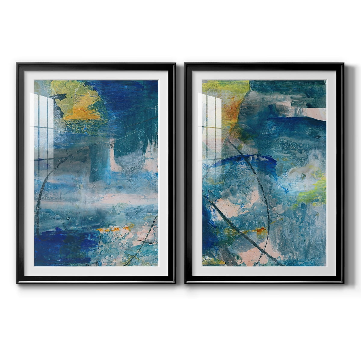 Wexford Home Spring Winds I Premium Framed Print, 18.5" x 24.5" - Ready to Hang, Black (Set of 2)