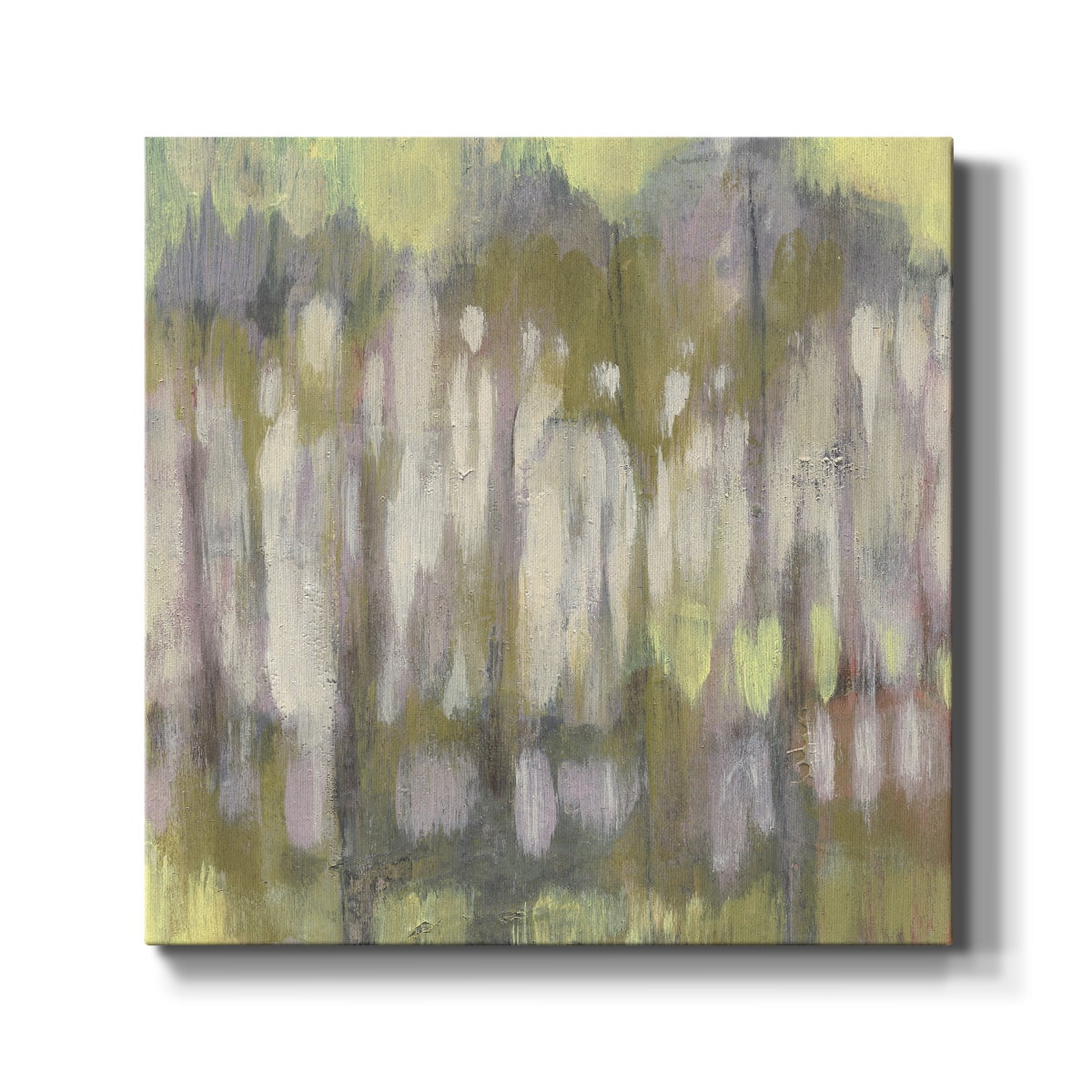 Wexford Home Stained Glass Trees I-Premium Gallery Wrapped Canvas, 32" x 32" - Ready to Hang