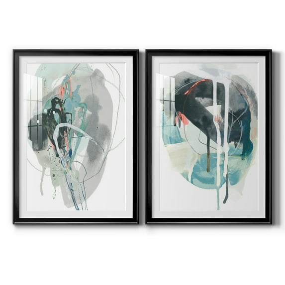 Wexford Home Stone Aperture I Premium Framed Print, 22.5" x 30.5" - Ready to Hang, Black (Set of 2)