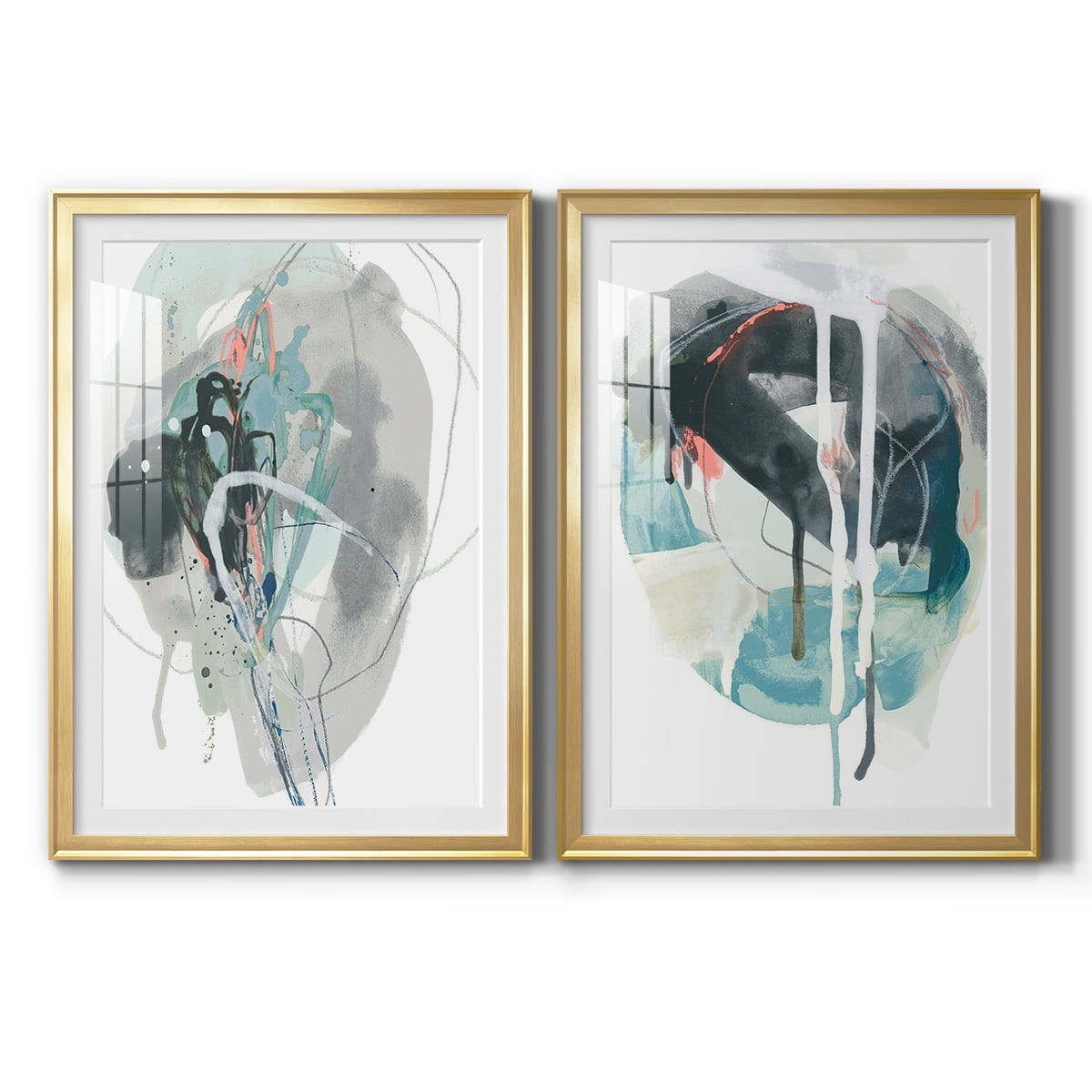 Wexford Home Stone Aperture I Premium Framed Print, 22.5" x 30.5" - Ready to Hang, Gold (Set of 2)