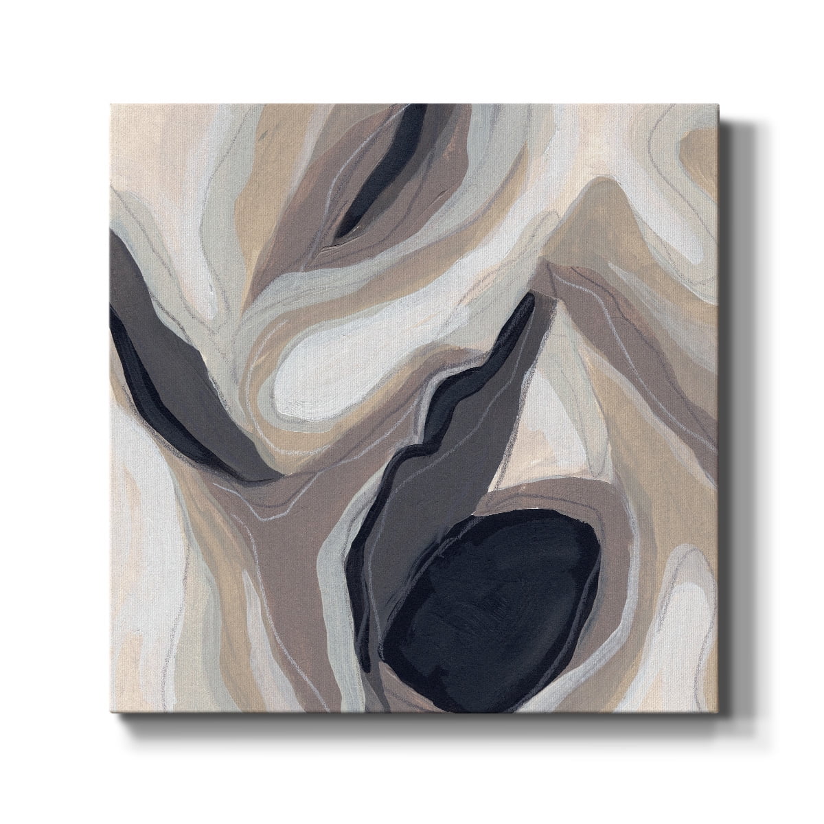 Wexford Home Stone Ripple I-Premium Gallery Wrapped Canvas, 10" x 10" - Ready to Hang