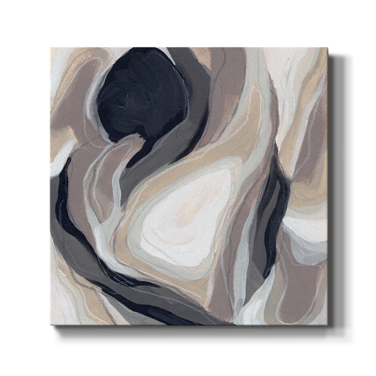 Wexford Home Stone Ripple II-Premium Gallery Wrapped Canvas, 40" x 40" - Ready to Hang