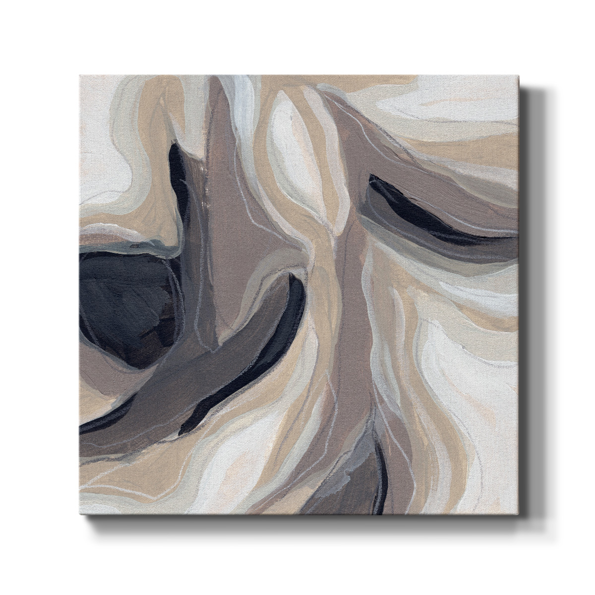 Wexford Home Stone Ripple IV-Premium Gallery Wrapped Canvas, 24" x 24" - Ready to Hang