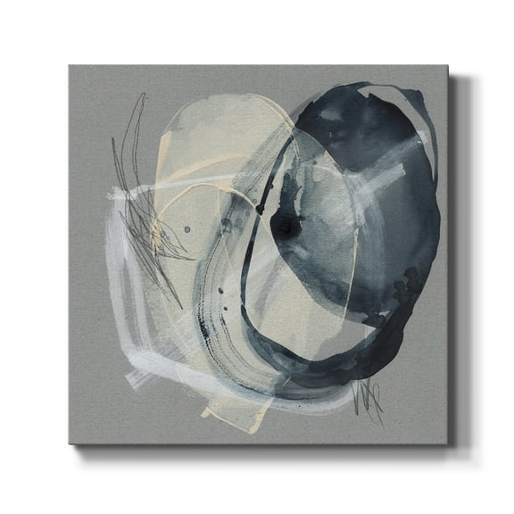 Wexford Home Tandem Loops II-Premium Gallery Wrapped Canvas, 10" x 10" - Ready to Hang