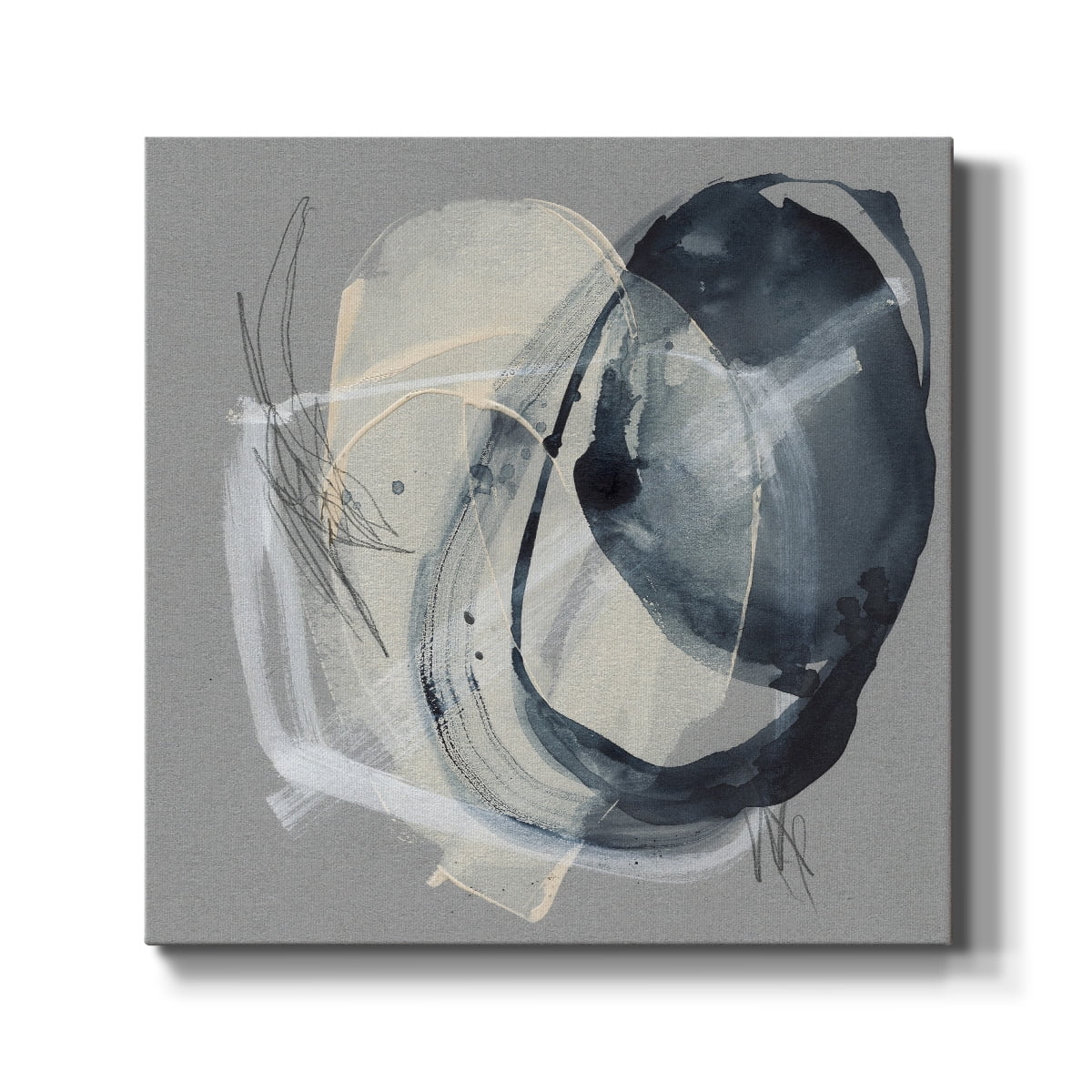 Wexford Home Tandem Loops II-Premium Gallery Wrapped Canvas, 24" x 24" - Ready to Hang
