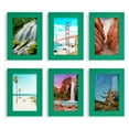 thumbnail image 1 of Wexford Home Textured 5" x 7" Green Picture Frame (Set of 6), 1 of 6