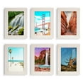 thumbnail image 1 of Wexford Home Textured 5" x 7" White Picture Frame (Set of 6), 1 of 6