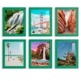 thumbnail image 1 of Wexford Home Textured 8" x 10" Green Picture Frame (Set of 6), 1 of 6