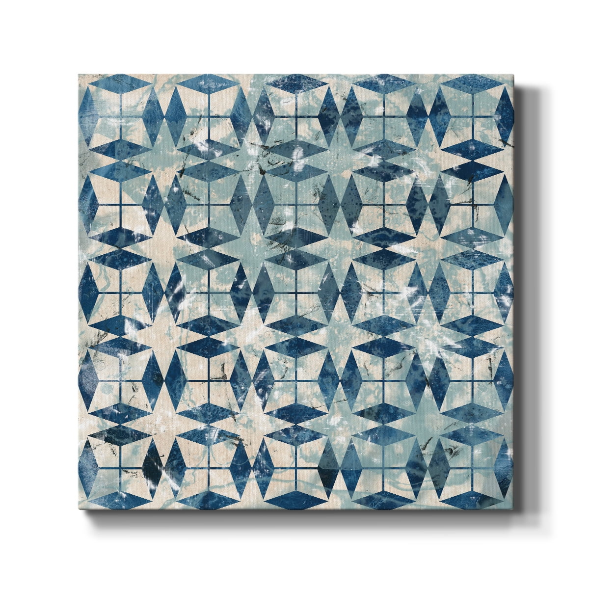 Wexford Home Tile-Dye II-Premium Gallery Wrapped Canvas, 32" x 32" - Ready to Hang