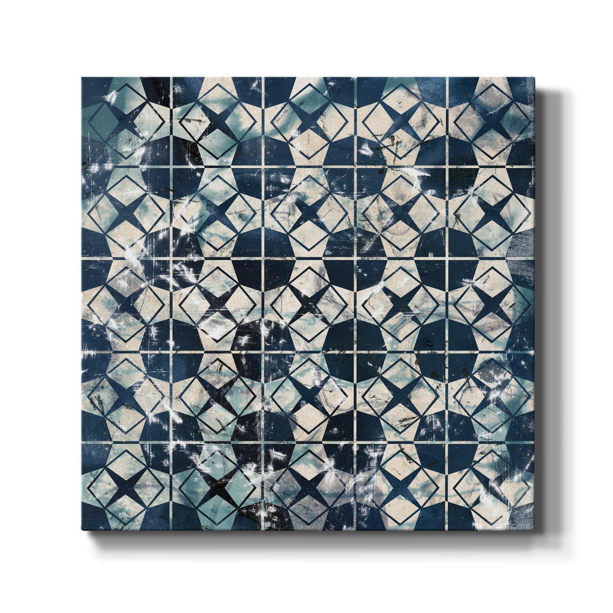 Wexford Home Tile-Dye IX-Premium Gallery Wrapped Canvas, 32" x 32" - Ready to Hang