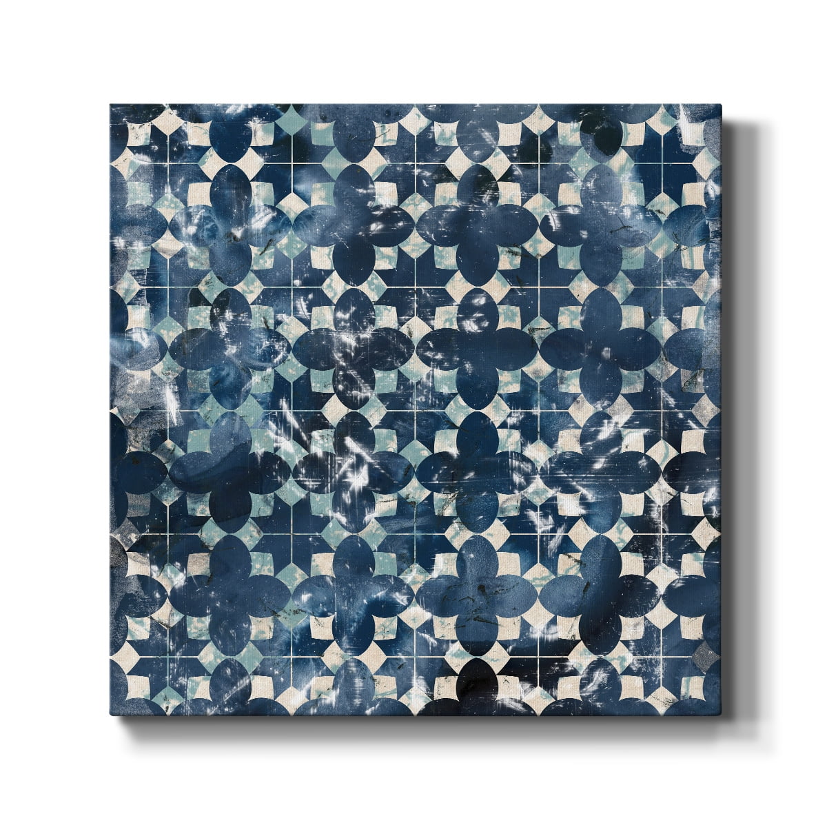 Wexford Home Tile-Dye VII-Premium Gallery Wrapped Canvas, 32" x 32" - Ready to Hang
