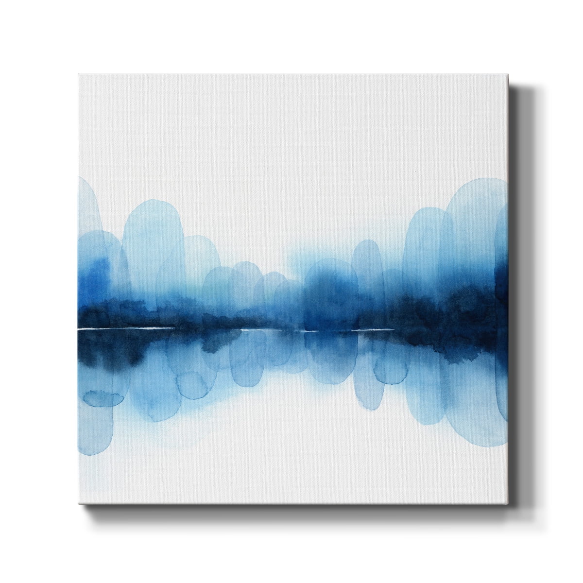 Wexford Home Ultramarine Mirror I-Premium Gallery Wrapped Canvas, 16" x 16" - Ready to Hang