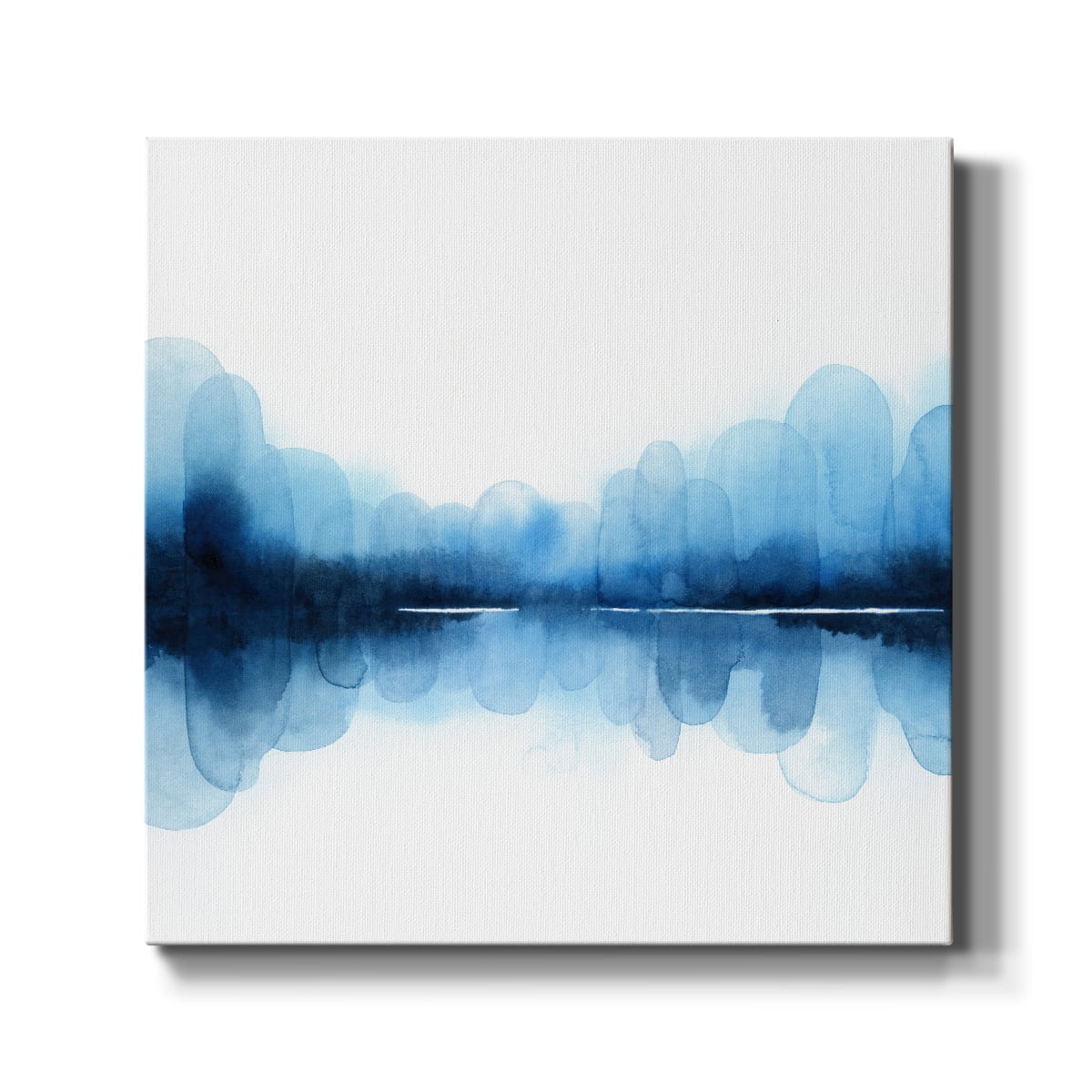 Wexford Home Ultramarine Mirror II-Premium Gallery Wrapped Canvas, 16" x 16" - Ready to Hang