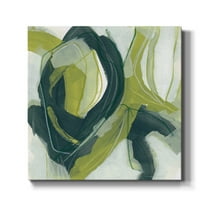 Wexford Home Verdigris Motion IV-Premium Gallery Wrapped Canvas, 10" x 10" - Ready to Hang