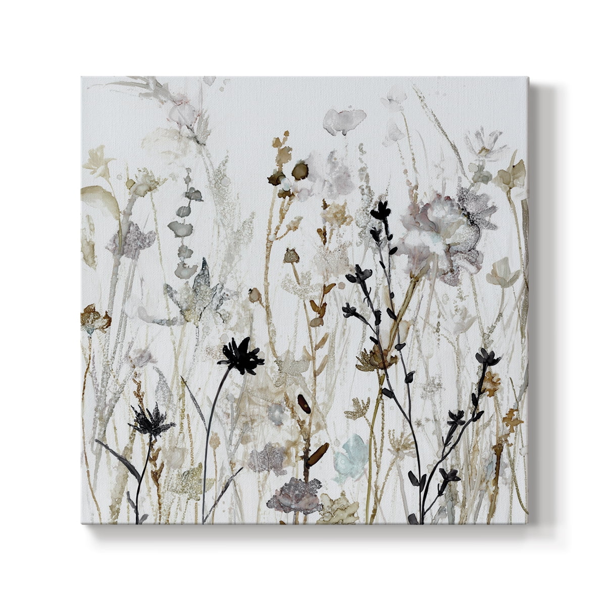 Wexford Home Wildflower Mist II - 10" x 10" Gallery Wrapped Canvas, Ready to Hang