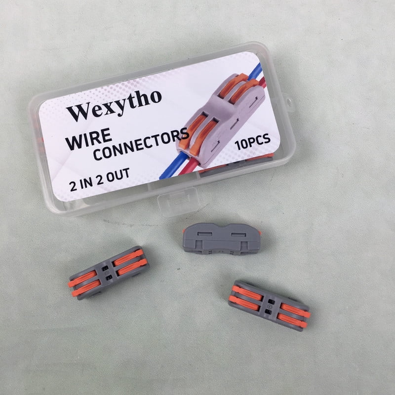 Wexytho Electric conductors 2-Input, 2-Output Wire Connector — A ...
