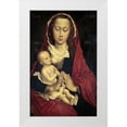 thumbnail image 1 of Weyden, Rogier van der 13x18 White Modern Wood Framed Museum Art Print Titled - Virgin and Child, 1 of 4