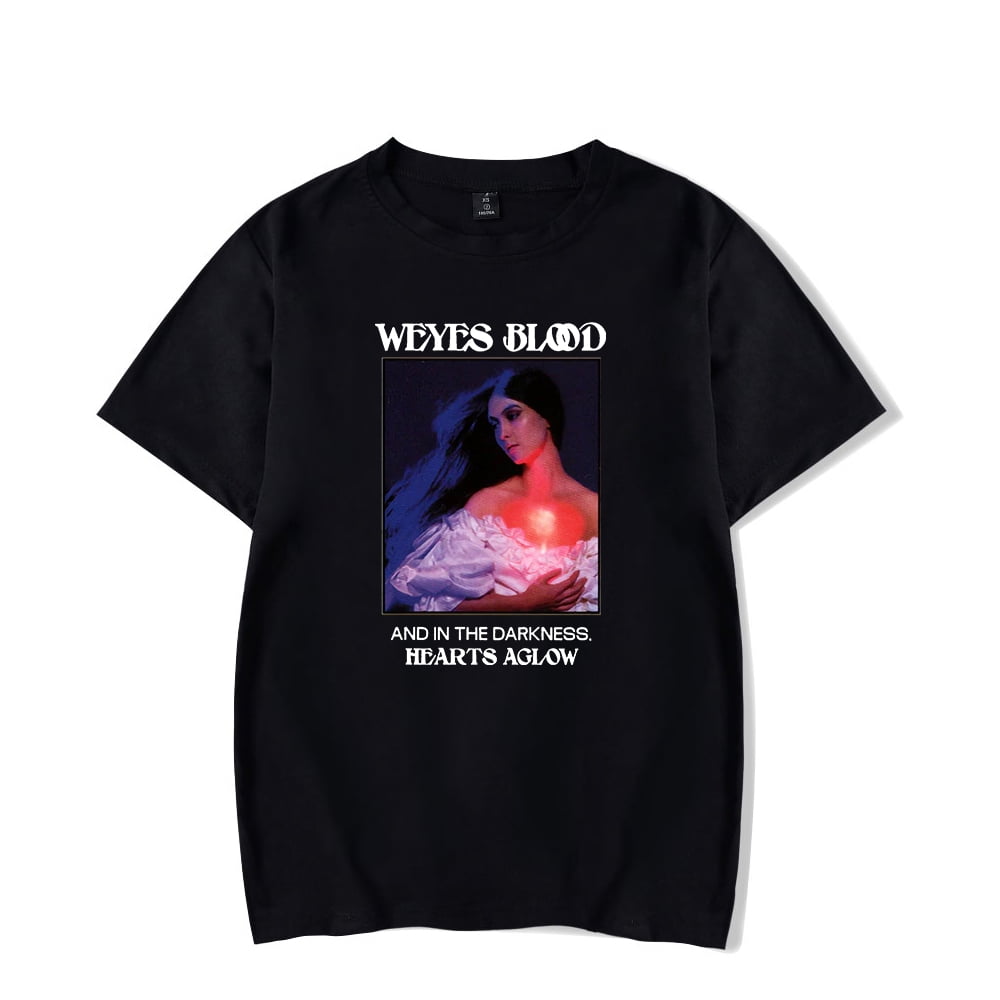 Weyes Blood And In The Darkness Hearts Aglow T-shirt Crewneck Short