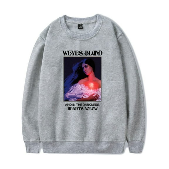 Weyes Blood and in the Darkness Hearts Aglow Crewneck Unique Sweatshirt Hip Hop Clothing