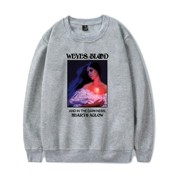 Weyes Blood and in the Darkness Hearts Aglow Crewneck Unique Sweatshirt Hip Hop Clothing