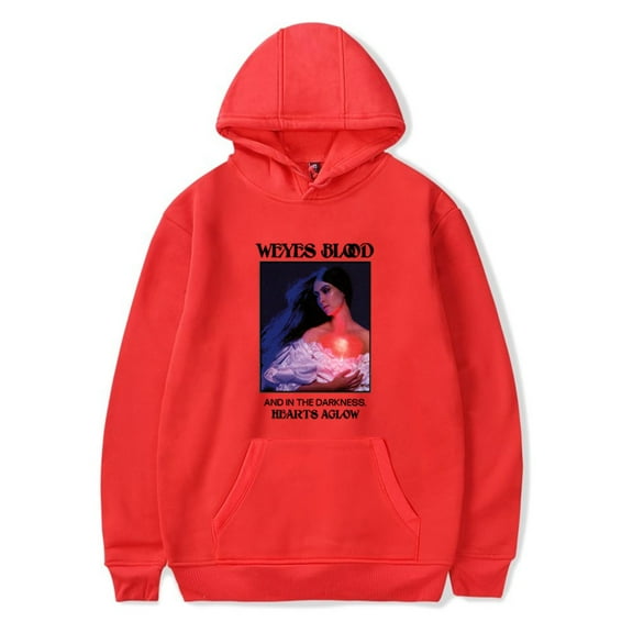 Weyes Blood and in the Darkness Hearts Aglow Hoodie Cosplay Sweatshirt Casual Tops