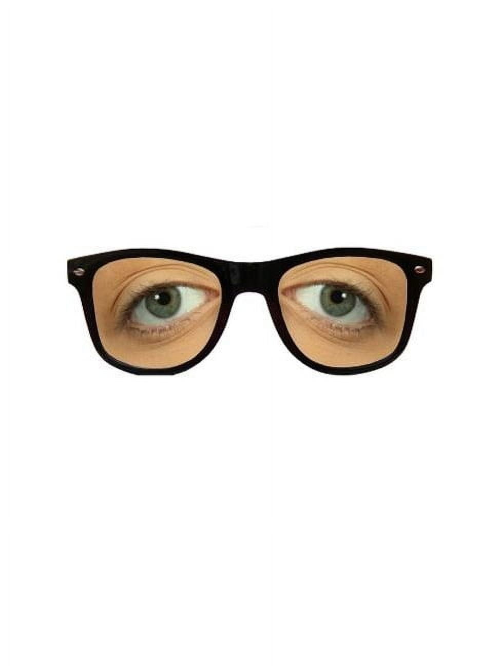 WeyesEyes Droop Black Frames Novelty Sunglasses Set of 2