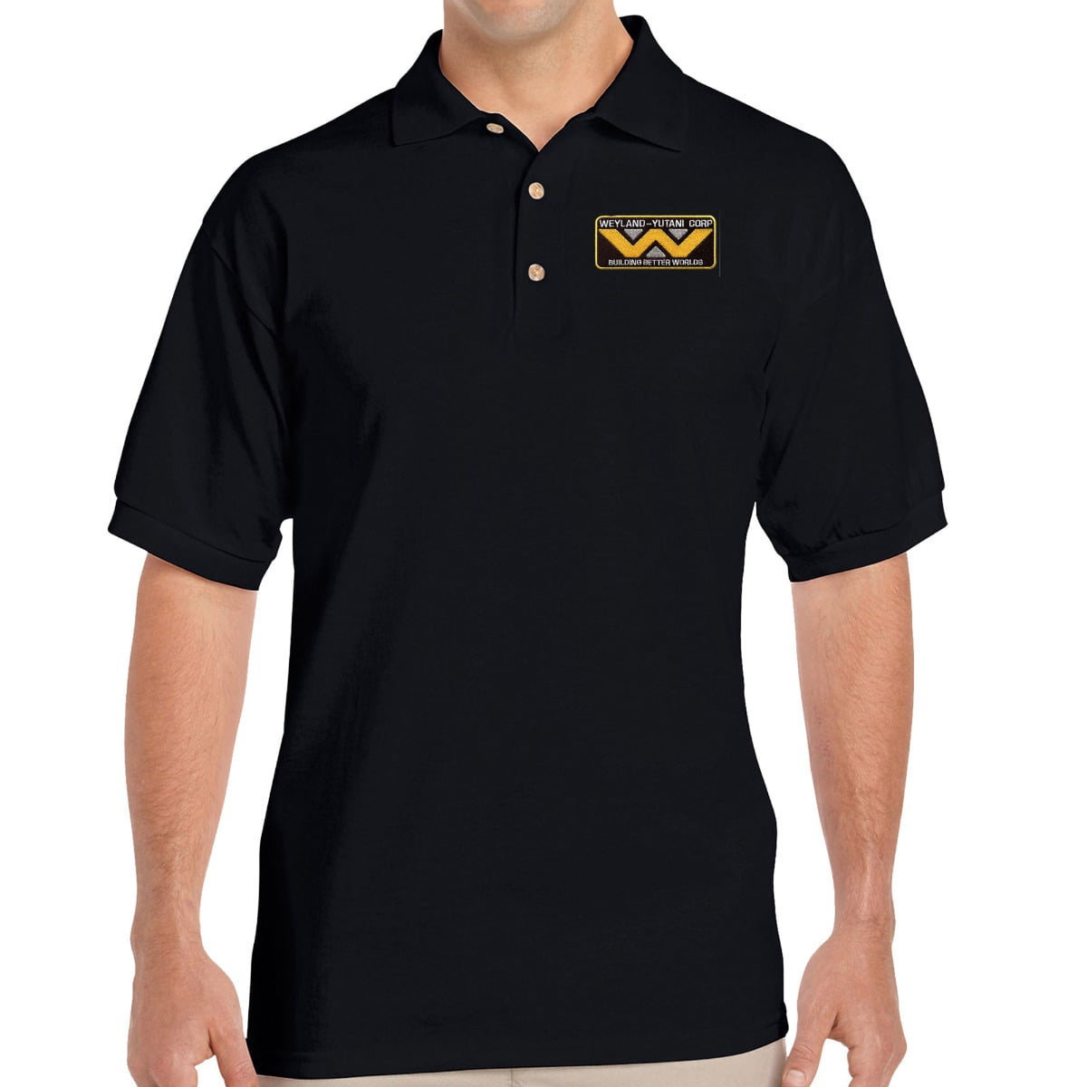 Weyland Yutani Corp Embroidered Patch Polo-3XL