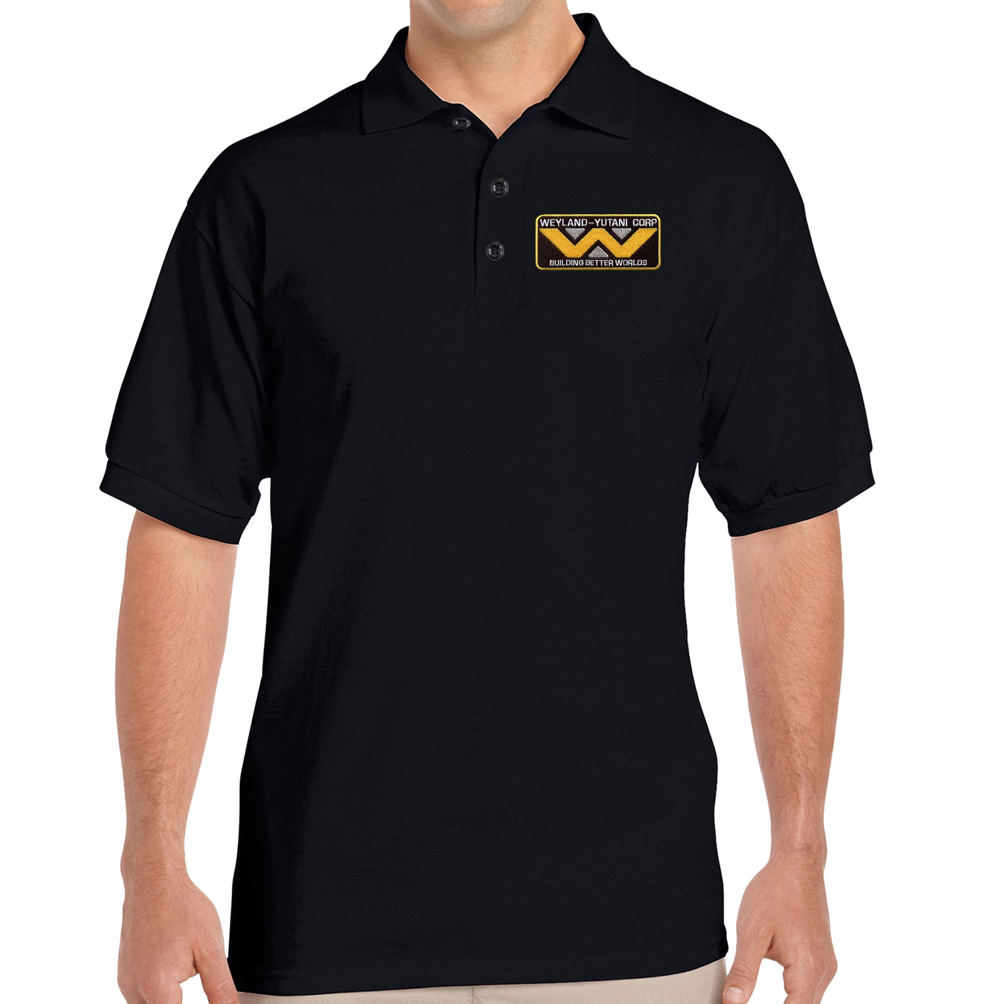 Weyland Yutani Corp Embroidered Patch Polo-Large