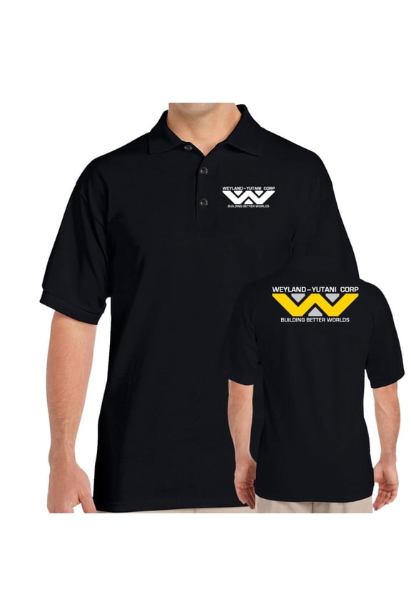 Weyland Yutani Corp Logo Double Sided Polo-Large